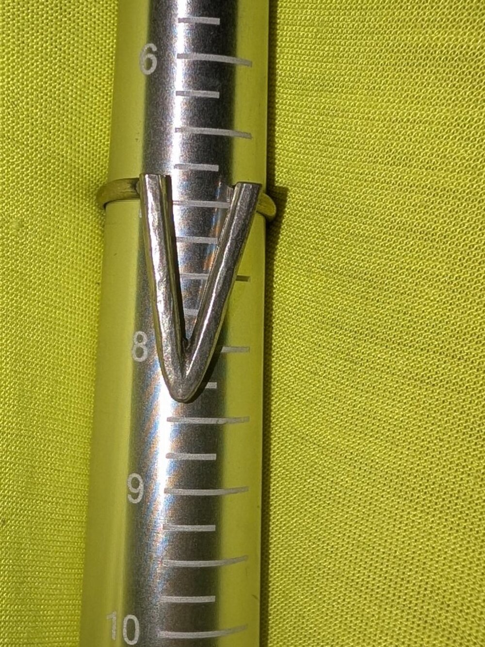 Size 7 silver ring